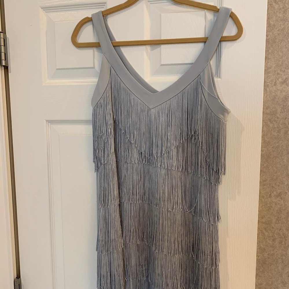 AMAZING WHBM Flapper Style Tassel Dress
